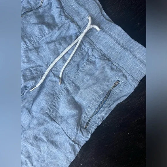 Athleta Cabo Linen Jogger Pants 8P 100% Linen - Picture 2 of 5